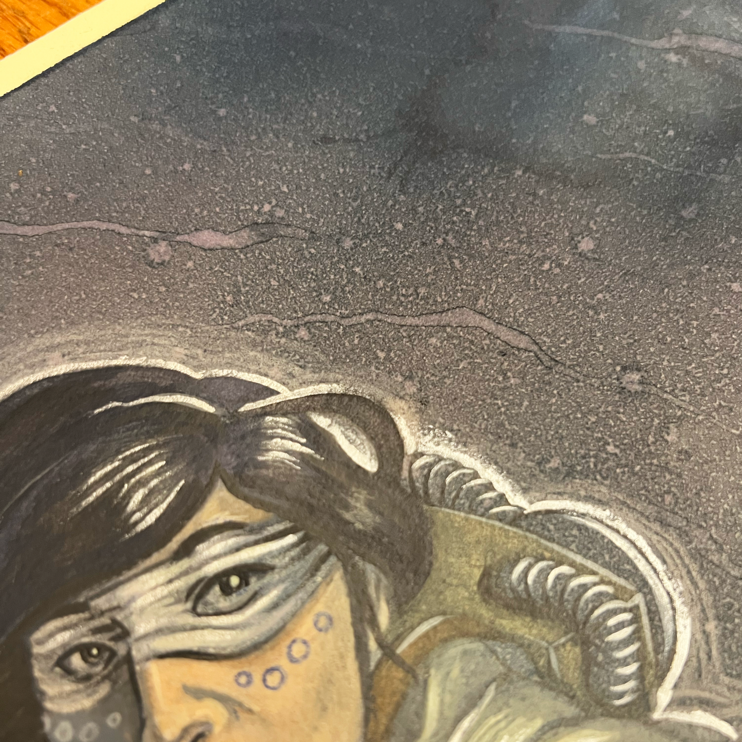 Moon Pearl original painting