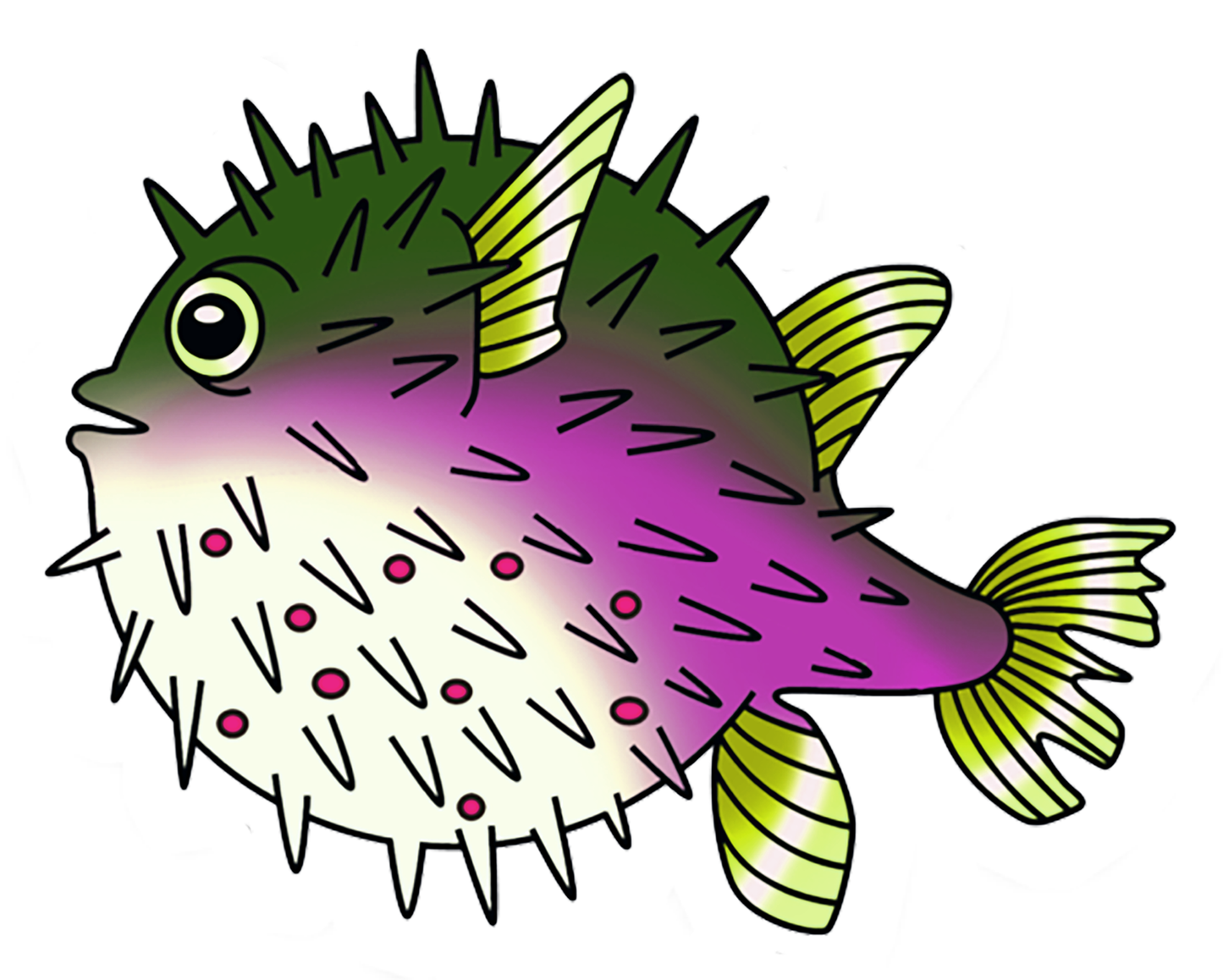Puffer Fish Stickers