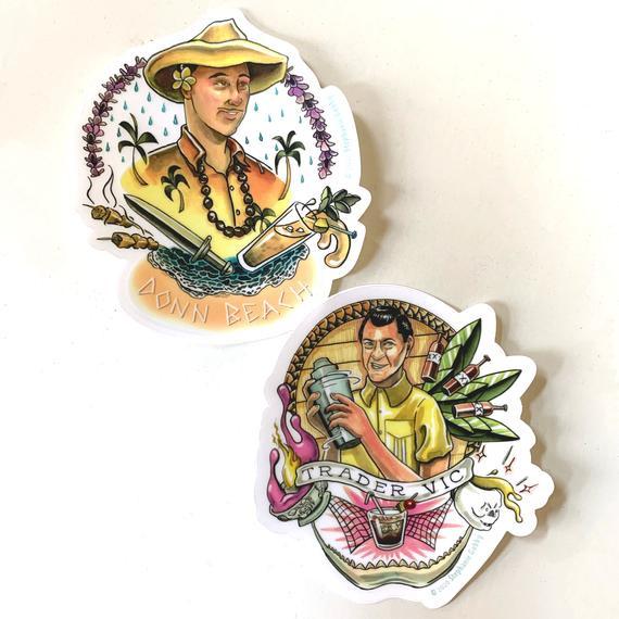 Trader Vic sticker
