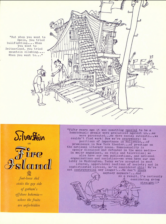 Shel Silverstein on Fire Island