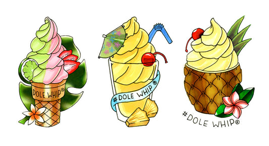 Dole Whip Temporary Tattoos (2018)