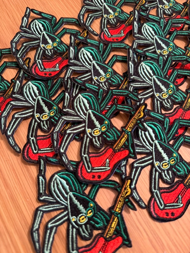 Guitar Playing Spider Patch