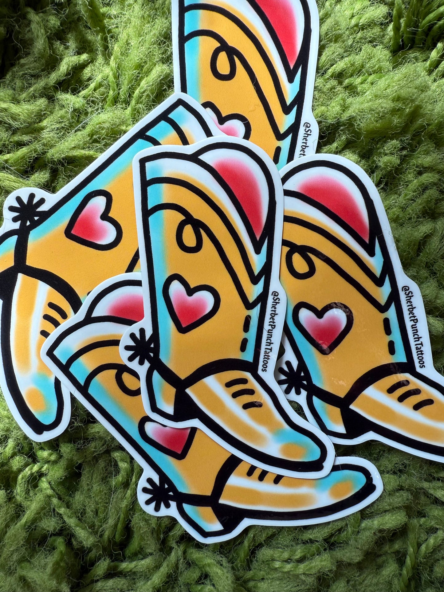 Cowboy Boot Sticker
