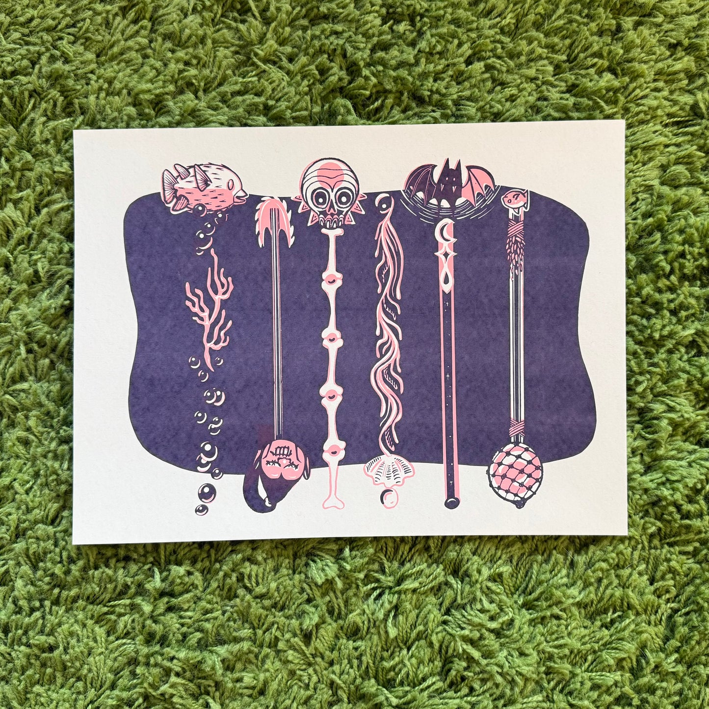 Goth Tiki Swizzles Print