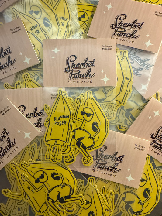 Banana Punk Sticker 4-Pack