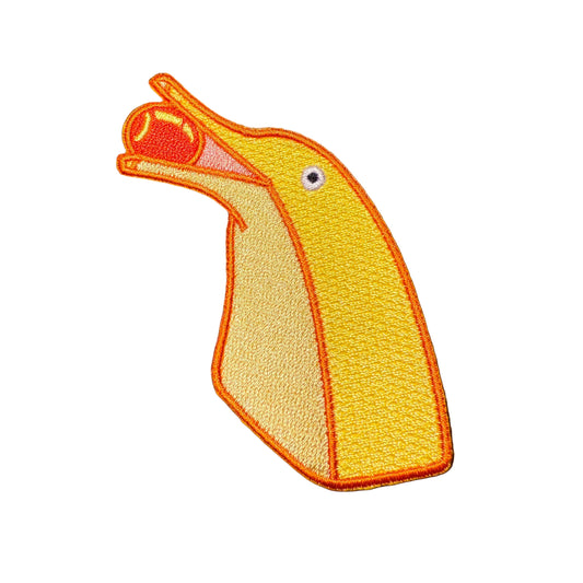 3" Banana Dolphin Embroidered Patch