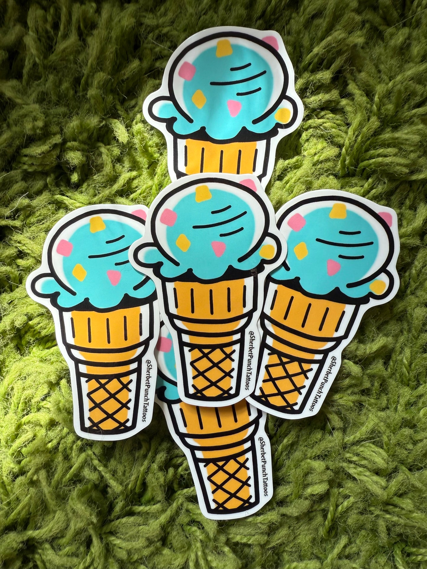 Bubblegum Ice Cream Sticker