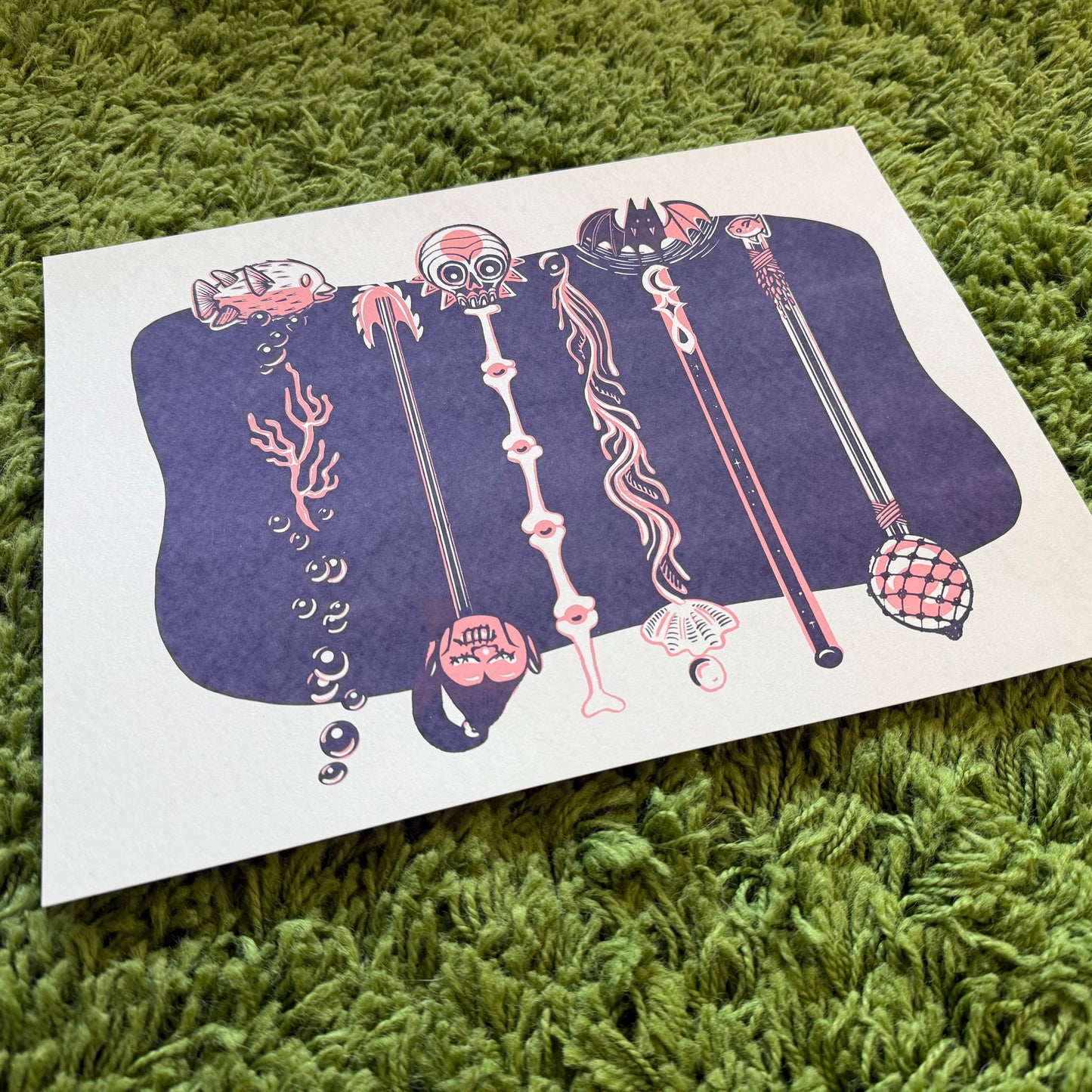 Goth Tiki Swizzles Print