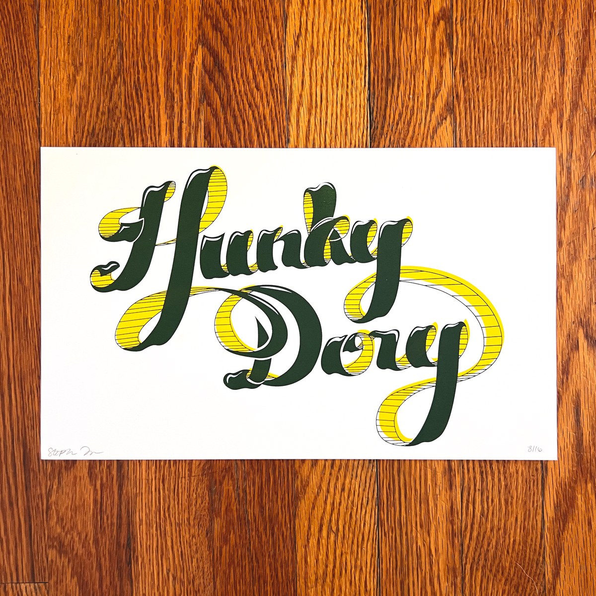 Hunky Dory Screen Print