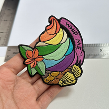Load image into Gallery viewer, Rainbow Whip Me Embroidered Patch
