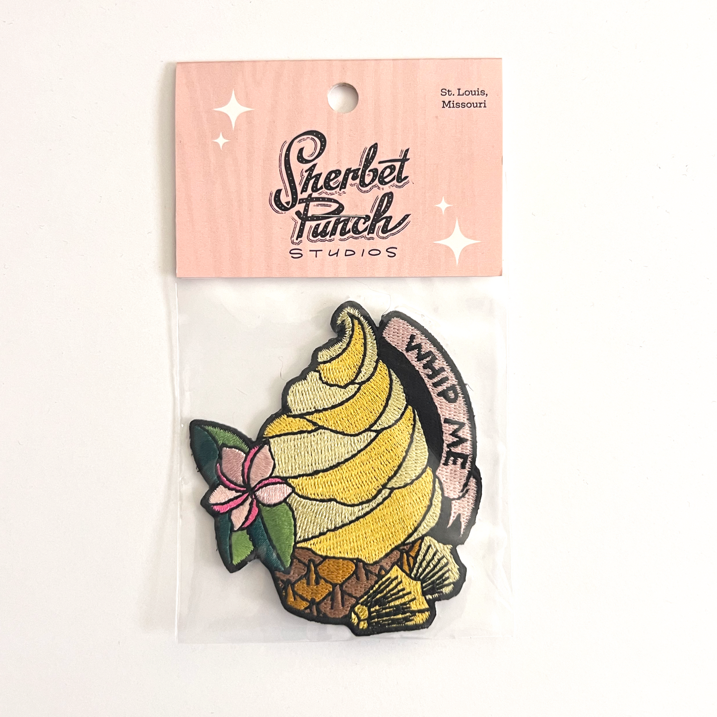 Whip Me Embroidered Patch
