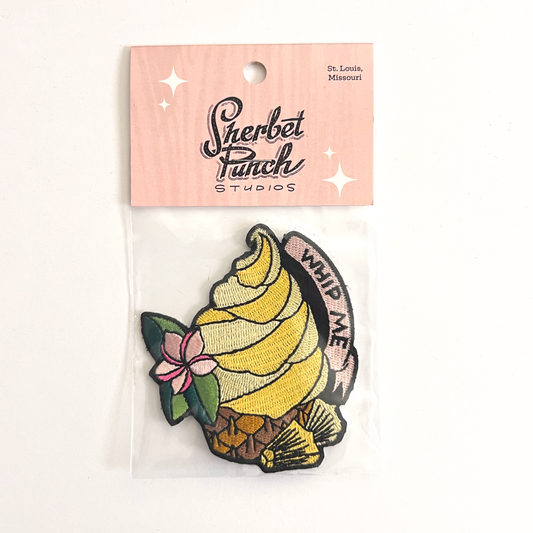 Whip Me Embroidered Patch