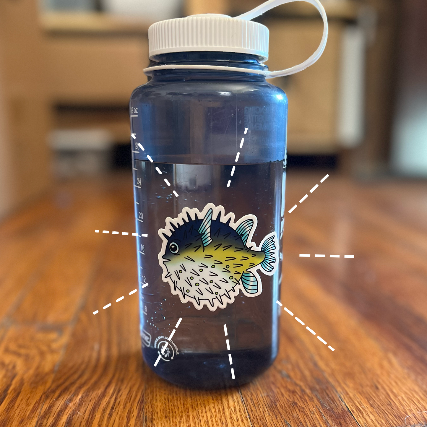Puffer Fish Stickers