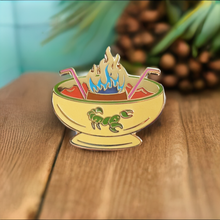 Load image into Gallery viewer, Scorpion Bowl enamel pin - Yellow edition
