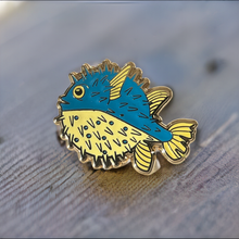 Load image into Gallery viewer, Puffer Fish enamel pins
