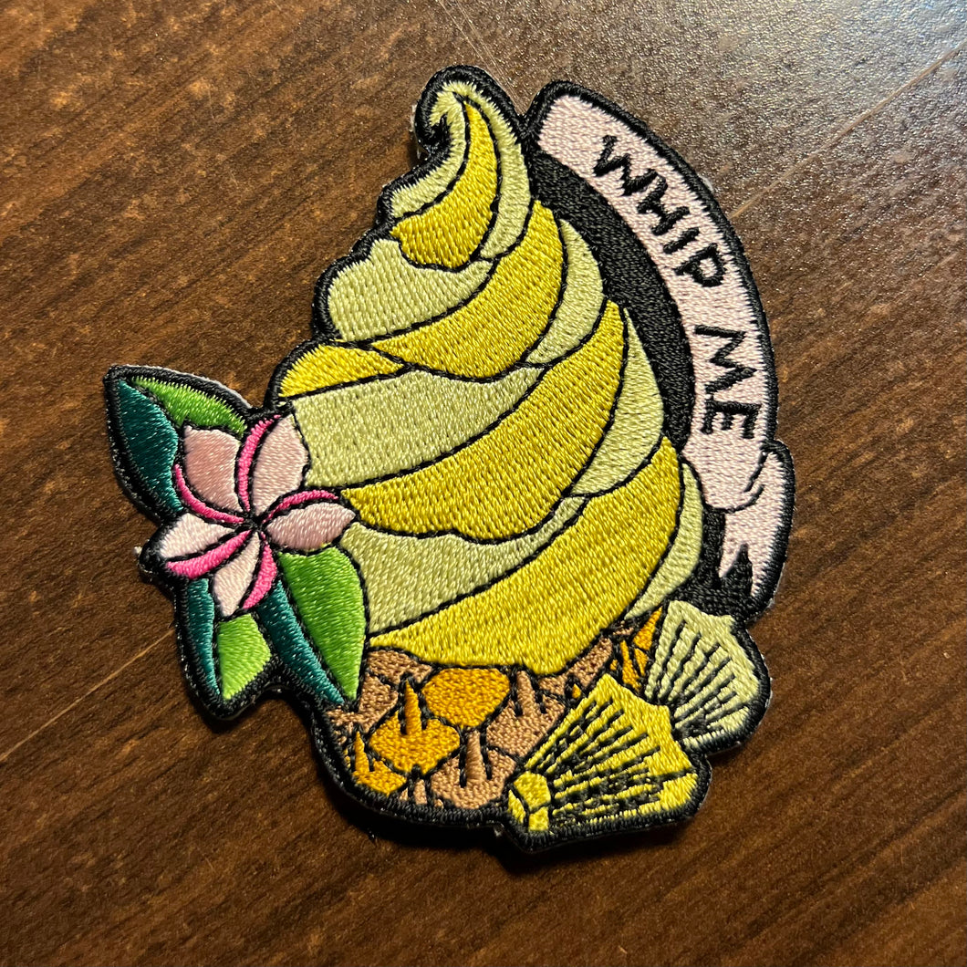 Whip Me Embroidered Patch