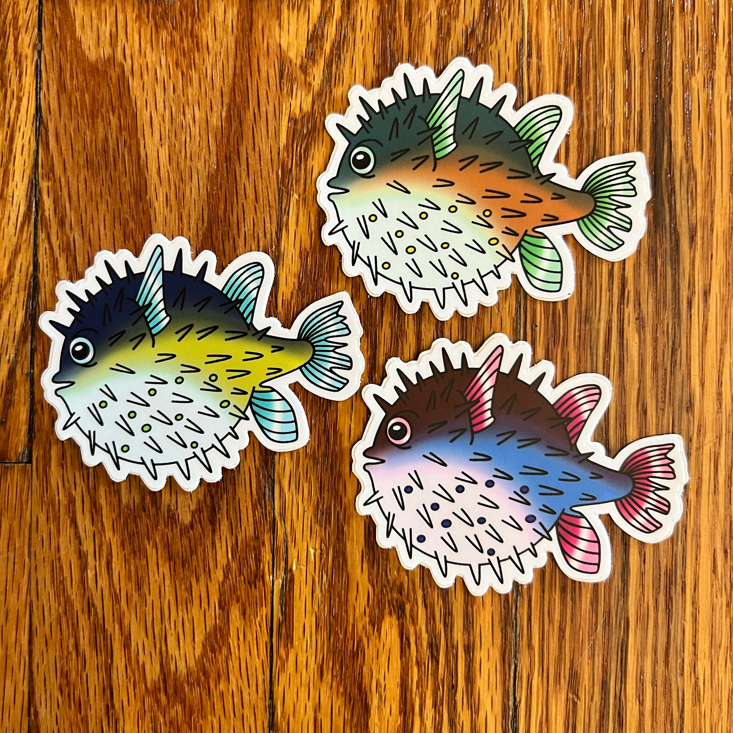 Puffer Fish Stickers