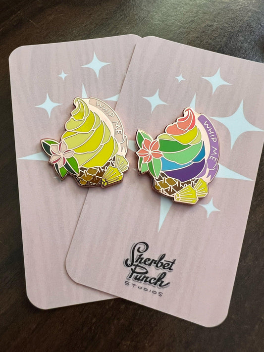Pineapple Whip Me enamel pin