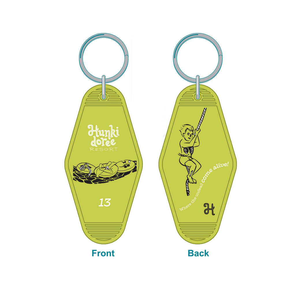Hunkidoree™ Resort souvenir keychain