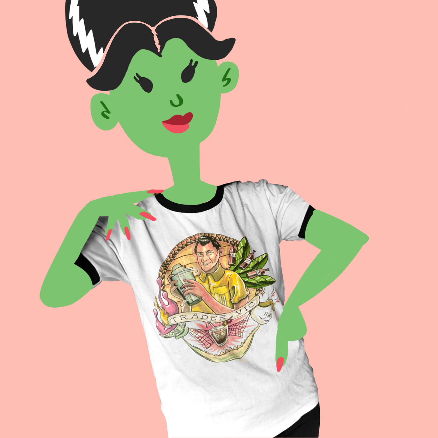 Trader Vic Ringer Tee