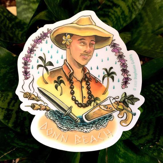 Donn Beach sticker