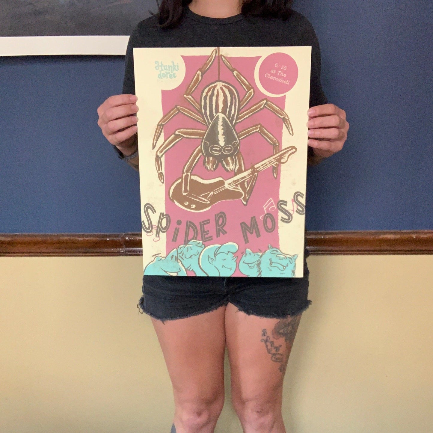Spider Moss band poster