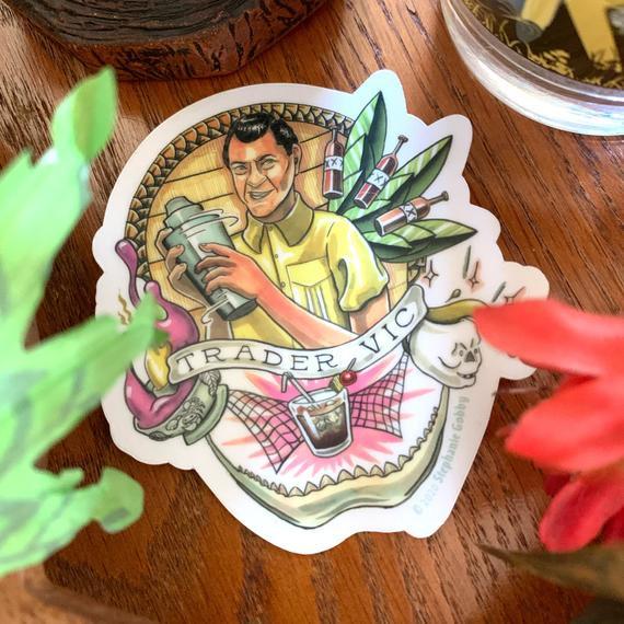 Trader Vic sticker