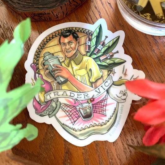 Trader Vic sticker