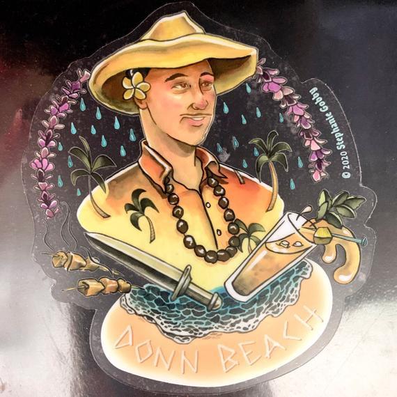 Donn Beach sticker
