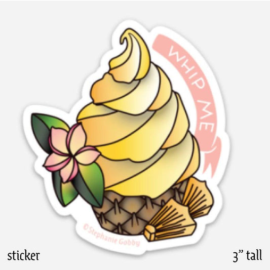 Whip Me Sticker